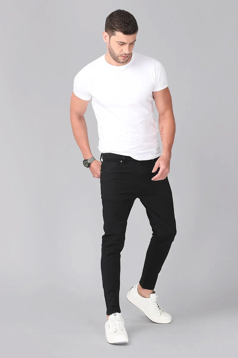 SNITCH Jet Black Jeans